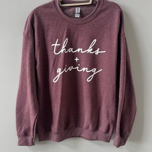 Thanks Giving Women's Sweater - Maroon